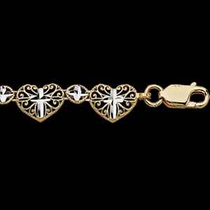 Cross Heart Bracelet