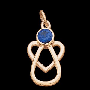 Gold Birthstone Angel