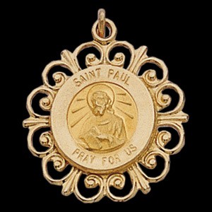 Gold St. Paul the Apostle Medal