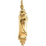 Gold Mezuzah Pendant