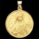 Gold St. Theresa Medal