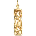 Gold Mezuzah Pendant