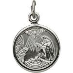 Sterling Silver Baptism Medal