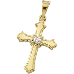 Diamond Cross Pendant