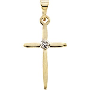 Diamond Cross Pendant