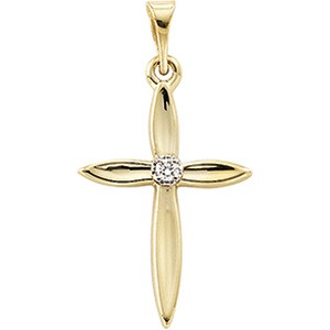 Diamond Cross Pendant