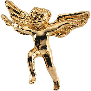 14K Flying Angel lapel pin