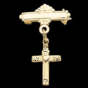 Gold Baptism Pin