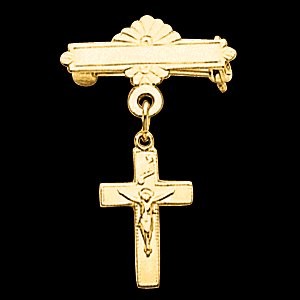 Gold Baptism Pin