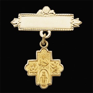 Gold Baptism Pin