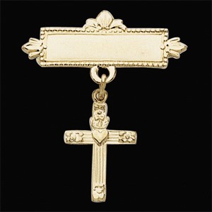 Gold Baptism Pin