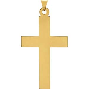 14K Gold Cross Pendant