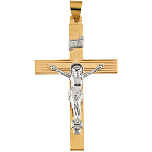 14K Gold Crucifix 29x19 mm