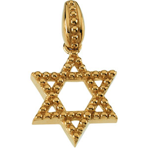 Gold Magen David Pendant