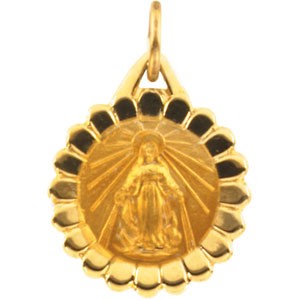 Gold Miraculous Medal