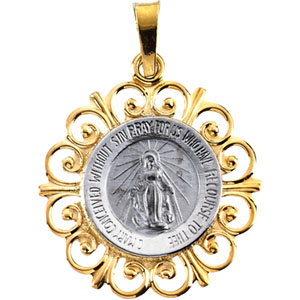 Gold Miraculous Medal