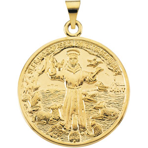 Gold St Francis Medal