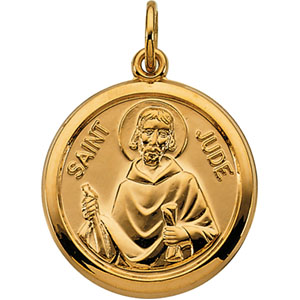 Gold St. Jude Thaddeus Medal