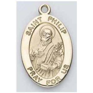 Gold St Philip Medal Oval