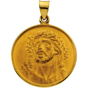 18K Jesus Pendant