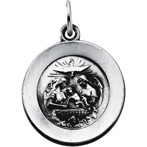 Silver Baptism Medal