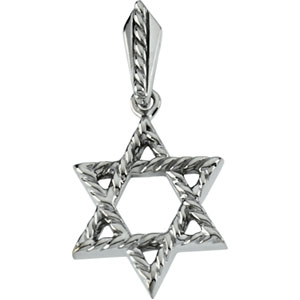 Sterling Silver Magen David Pendant