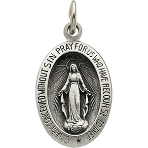 Silver Miraculous Medal