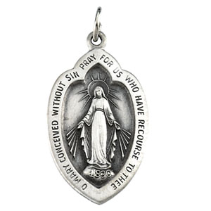 Sterling Silver Miraculous Medal