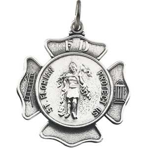 Silver St Florian Medal