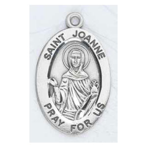 Silver St Joanne Medal Oval