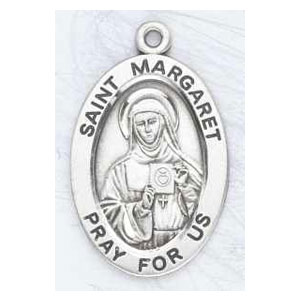 Silver St Margaret Medal Oval