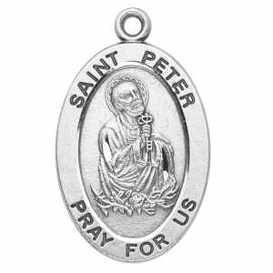 Silver St Peter the Apostle Medal