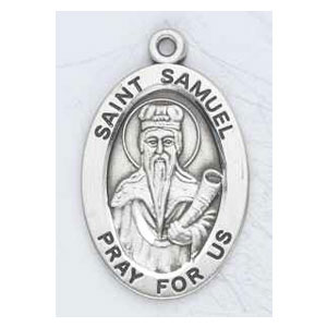 Silver St Samuel Medal Oval