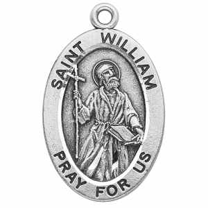 Silver St William Medal Oval