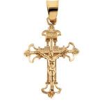 14K Crucifix Pendant