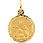 14K gold Angel medal