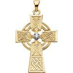 Diamond Celtic Cross Pendant 0.06ctw