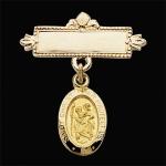 Gold Baptism Pin
