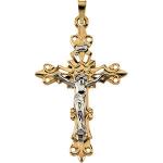 14K Gold Crucifix 35x24 mm