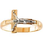 14K Gold Crucifix Ring