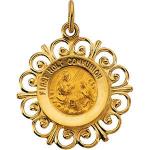 14K Gold First Holy Communion Pendant