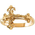 14K Gold Ladies Crucifix Ring