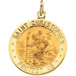 Gold St Christopher Medal