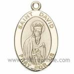 Gold St David Medal Oval