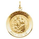 14K Gold George Medal Round