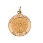 14K St John the Baptist Medal Round