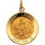 14K Gold St Lazarus Medal