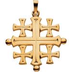 14K Jerusalem Cross Pendant