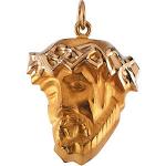 14K Head of Jesus w/crown Pendant