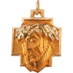 14K Face of Jesus Pendant